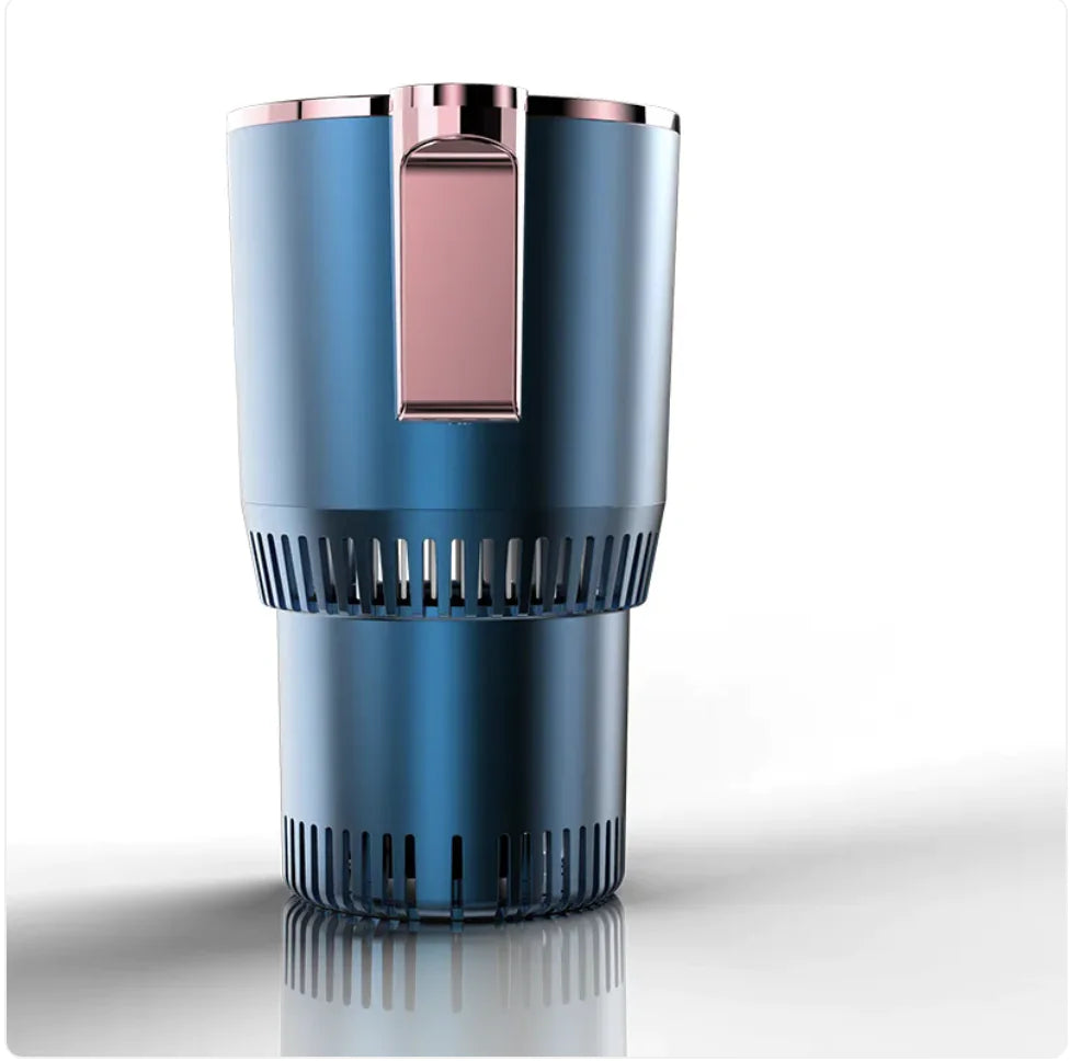 2-in-1 Car Cup Holder with Heating & Cooling, Digital Temperature Display