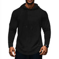 Men's Plus-Size Hooded Sweater.